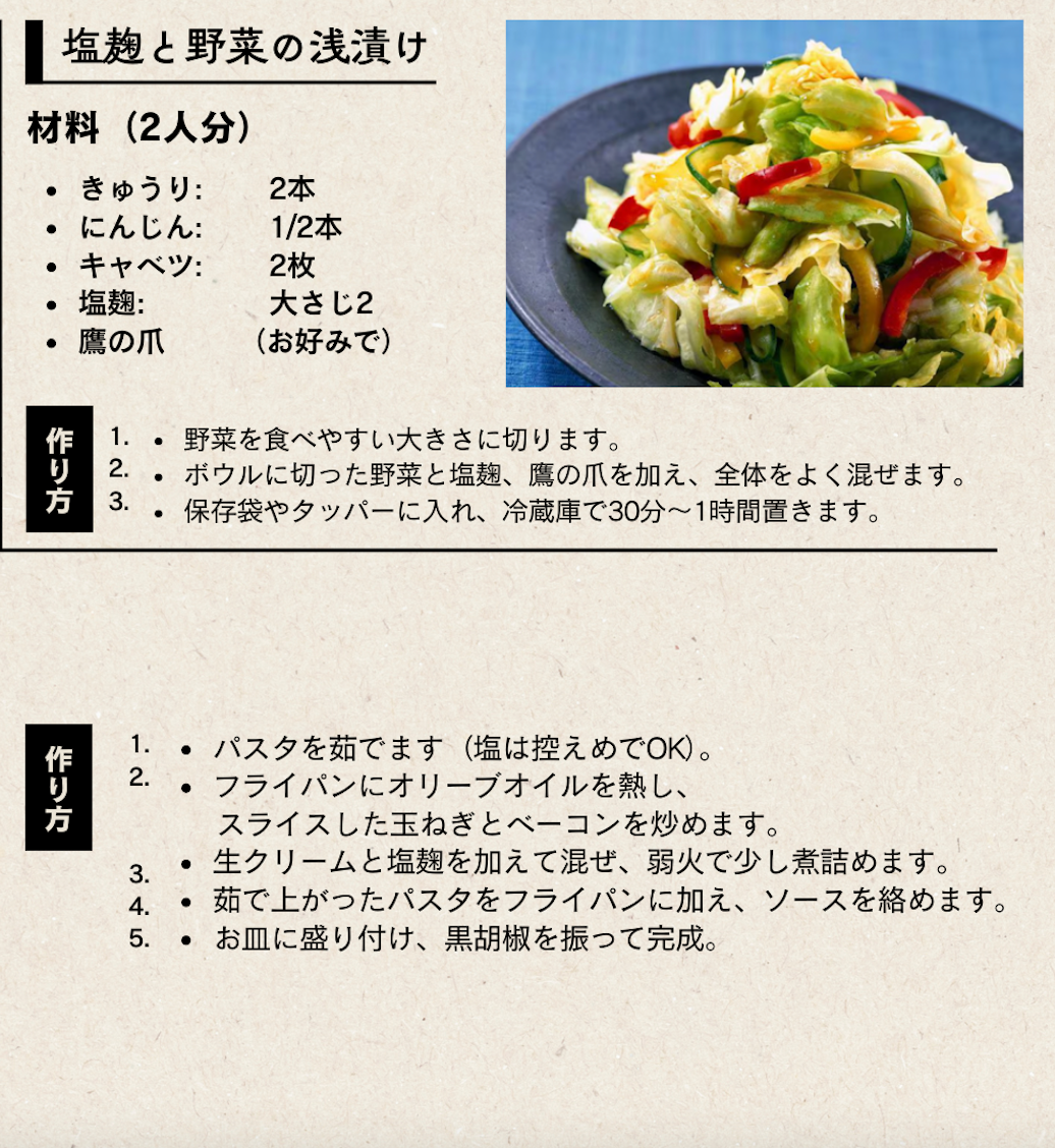 おいしい塩麹